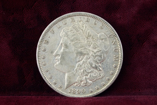 1890-P Morgan Silver Dollar