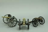 3 Miniature Cannons