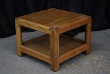Oak Finished Side Table