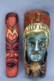 Carved Wood Indonesian Masks