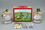 Mickey Mouse Lunch Box & Marbles