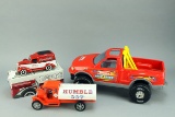 Dodge Campbell Soup Due Cast Truck & 2 Plastic Trucks