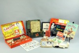 Vintage Toys: Lab Test, Beaver Screen, Geography Book, Snoopy