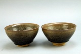 Black Glazed Tea Bowls