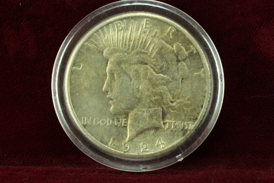 1924-S Peace Silver Dollar