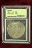 1928-S Peace Silver Dollar; MS65 by USCG