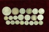 Bag of Mostly Silver Foreign Coins
