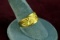 24k Gold Ring w/ Star Design, Sz. 10.25, 5.5 Grams