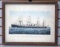 Old Currier & Ives Steamship 