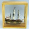 H.M.S. Prince Model Ship w/ Case