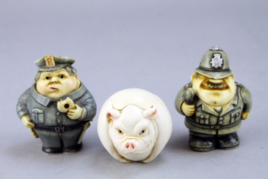 Pig, Police Figurines