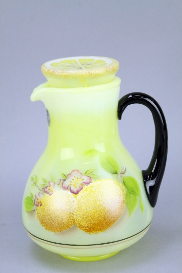 Fenton Hand Painted Ltd. Edition "Guest Pitcher/Carafe"