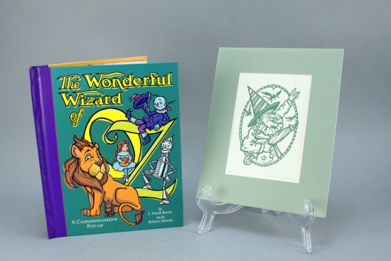 Wizard of Oz Commemorative Pop-Up Book, Robert Sabuda Signed