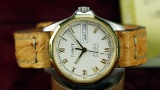 Tissot PR100 Automatic Watch, 25 Jewels, Gold Bezel, Swiss
