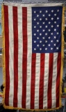 50 Star U.S. Flag, Cotton w/ Fringe; 5' x 3'