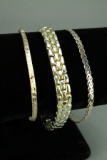 3 Sterling Silver Bracelets