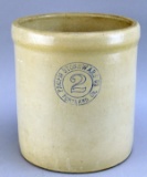 #2 Gallon Pacific Stoneware Crock, Portland, Oregon