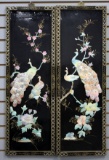 Asian Panels - Mother of Pearl Inlaid