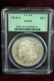 1878-S Morgan Silver Dollar, PCGS MS63
