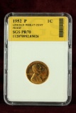 1952-P Lincoln Wheat Cent Proof, SGS PR70