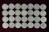 28 Roosevelt Silver Dimes various dates/mints