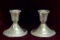 Weighted Sterling Silver Candlesticks 