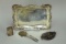 Sterling Silver Tray, Hair Comb & More, 262 Grams