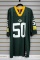 Green Bay Packers #50 A. J. Hawk Jersey, Sz. 2XL