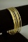14k Gold Bangle Bracelets, 13.4 Grams