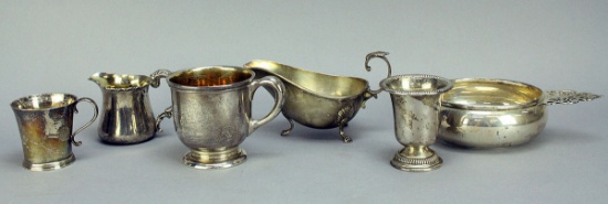 Sterling Silver Tableware Items, 679.6 Grams