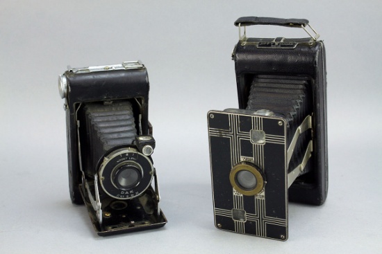 Vintage Kodak Folding Cameras