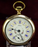 Illinois Pocket Watch w/ Porcelain 