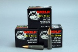 60 Rounds Wolf 7.62 x 39 mm 122 Gr. HP Steel Case Ammo