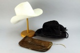 Bailey Felt Cowboy Hat, Leather Hat & Bag