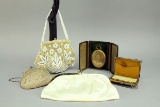 Old Beaded Bags, Card - Note Holder & Keepsake Photo w/ Case