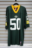 Green Bay Packers #50 A. J. Hawk Jersey, Sz. 2XL