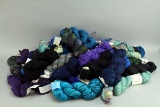 Assortment of Silk, Wool & Other Knitting Yarns