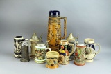 Assortment of Mugs & Steins - German & Others