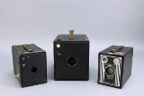 3  Kodak Box Cameras