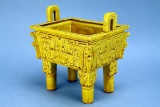 Yellow Glazed Censer