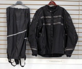 Harley-Davidson Motorcycle Jacket, Sz. Tall 3XL w/ Rain Pants