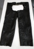 Leather Riding Chaps, Sz. L