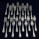 Sterling Silver Forks, 1,240.8 Grams  - Birmingham, England, Ca. 1830