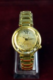 Ladies Citizen Eco-Drive Carina Diamond Accented Gold Colored Watch