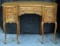 Ornate Kidney Shaped Desk w/ Carved Details