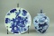 Asian Blue & White Porcelain Plate & Ginger Jar