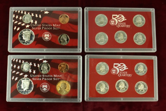 2 U.S. Mint Silver Proof Sets - 1999 & 2000