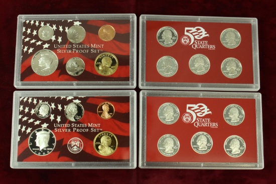 2 U.S. Mint Silver Proof Sets - 2005 & 2006