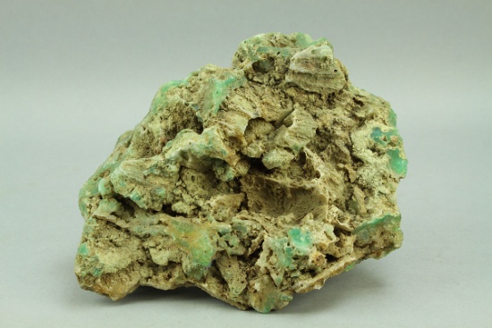 Large Emerald Colored Geological Specimen