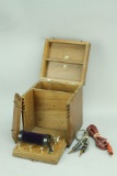 Antique Electrical Device in Wood Box